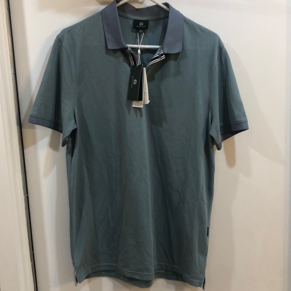 NEW AG Adriano Goldschmied Green Label Polo Golf Shirt